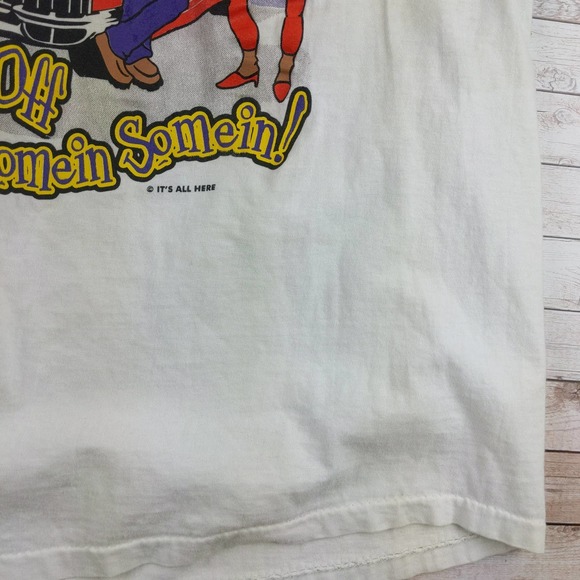 Vintage 1997 Freaknik Atlanta Q-Tees Distressed Single Stitch Tee Shirt XL - Picture 10 of 16